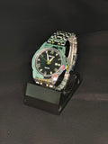 Reloj Bicolor Negro y Verde — KD-RE01